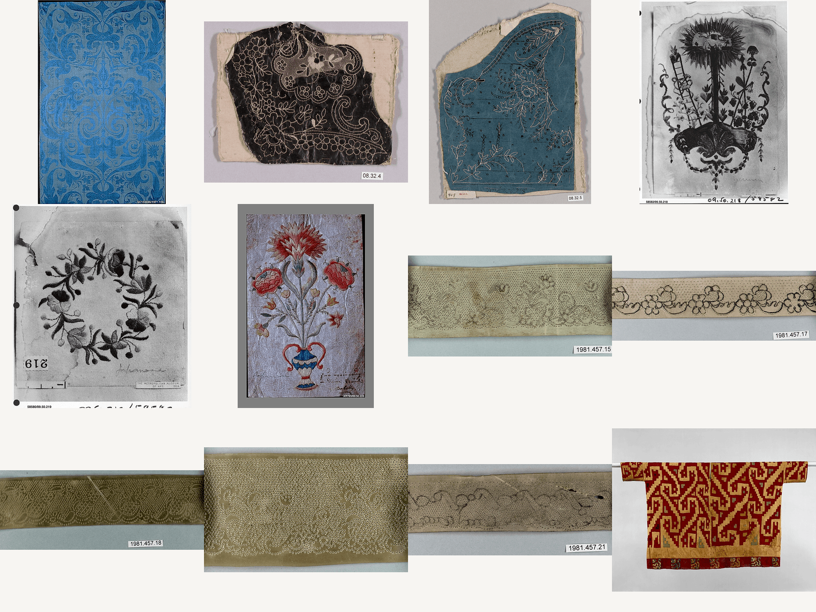 Vintage Fabric & Textile Patterns