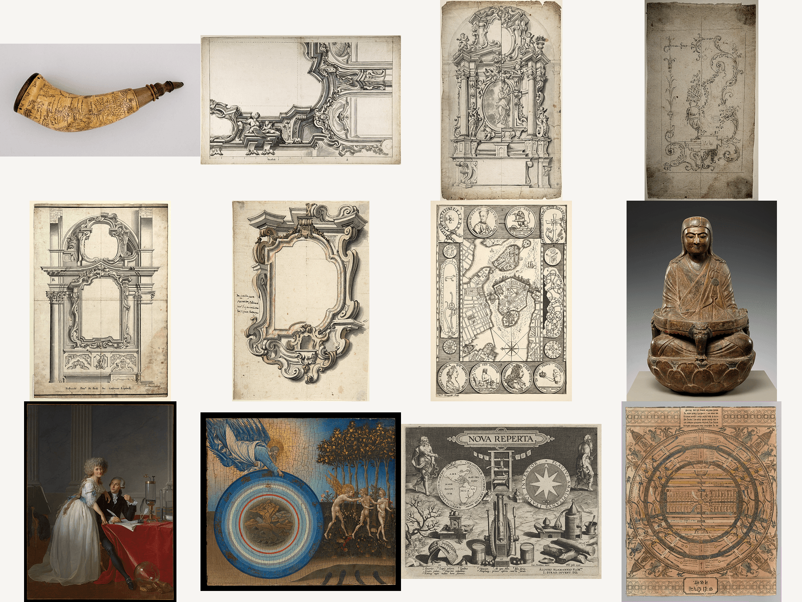 Vintage Map Elements